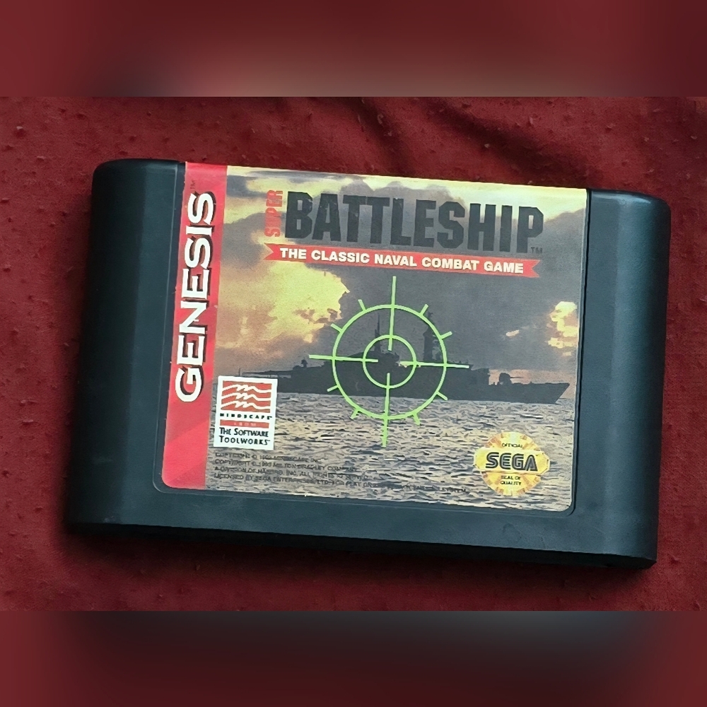 SEGA Genesis Super Battleship Game